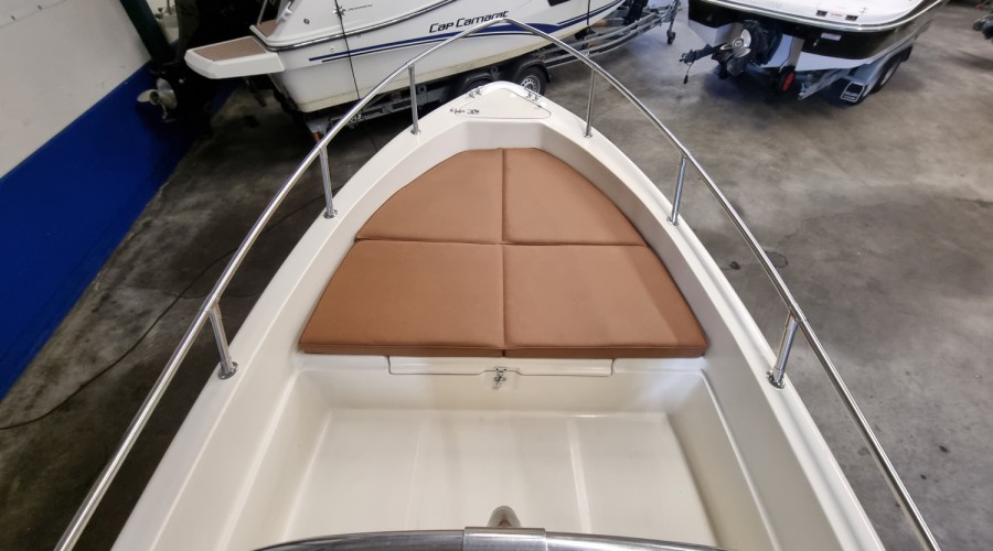 Rascala FM 15 met 40pk 4-takt EFI en trailer (z&eacute;&eacute;r netjes!)