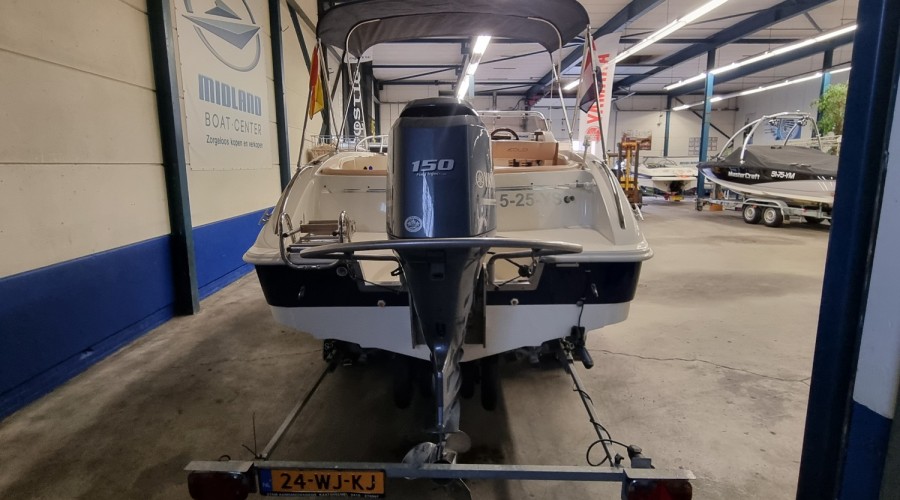 Eolo 590 Open Met Yamaha F150 en trailer (Bomvol!)